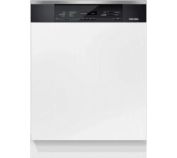 MIELE G6825SCi XXL Full-size Semi-Integrated Dishwasher - Clean Steel
